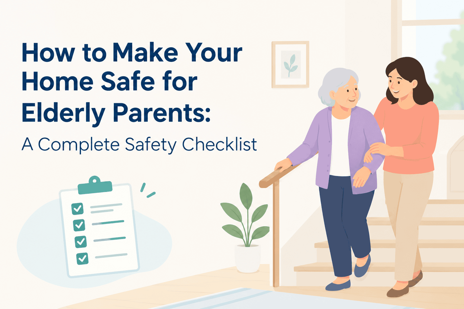How to Make Your Home Safe for Elderly Parents: A Complete Safety Checklist 1 Home Safety Checklist for Elderly